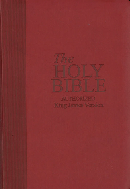 The Holy Bible Authorized KJV (Red) with Mark Finley Bible Study