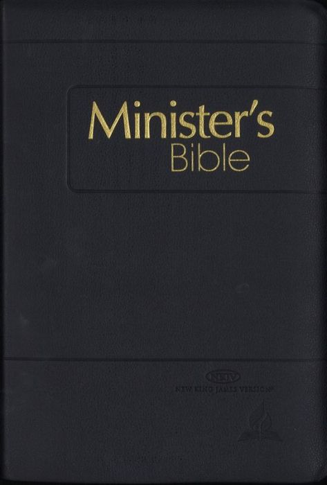 Bible- Ministers BLK LEA ENG