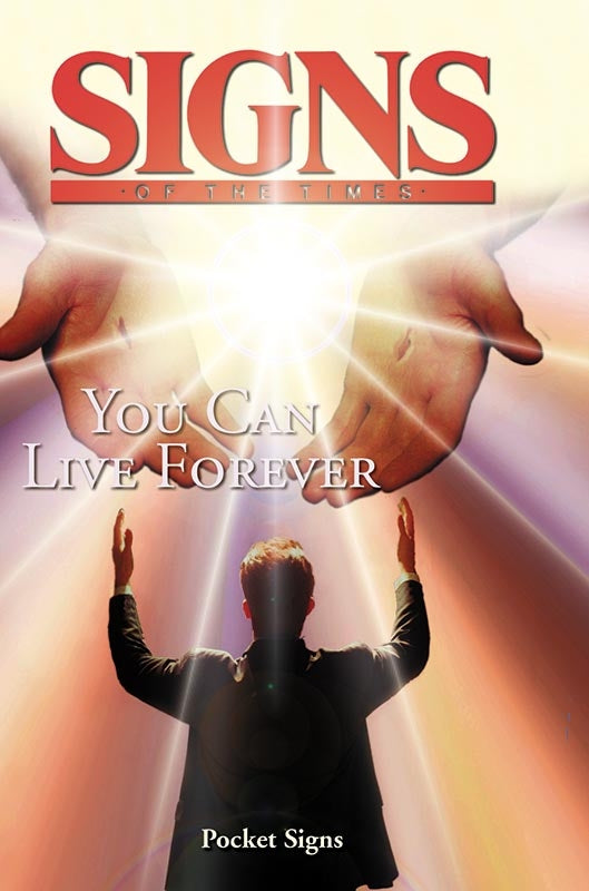 Pocket Signs - You Can Live Forever - Package of 100