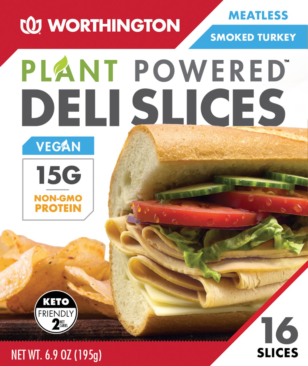 Worthington Smoked Turkey Deli Slices 6.9oz