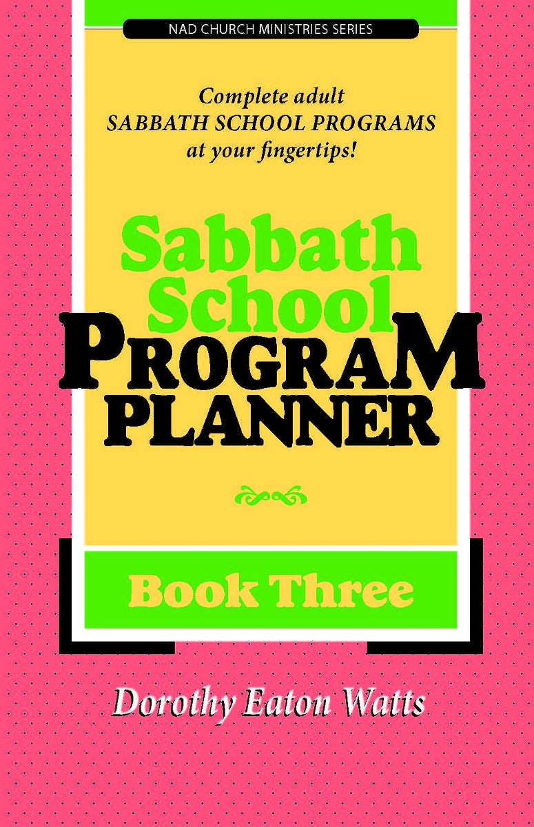 Sabbath School Program Planner (Book 3)
