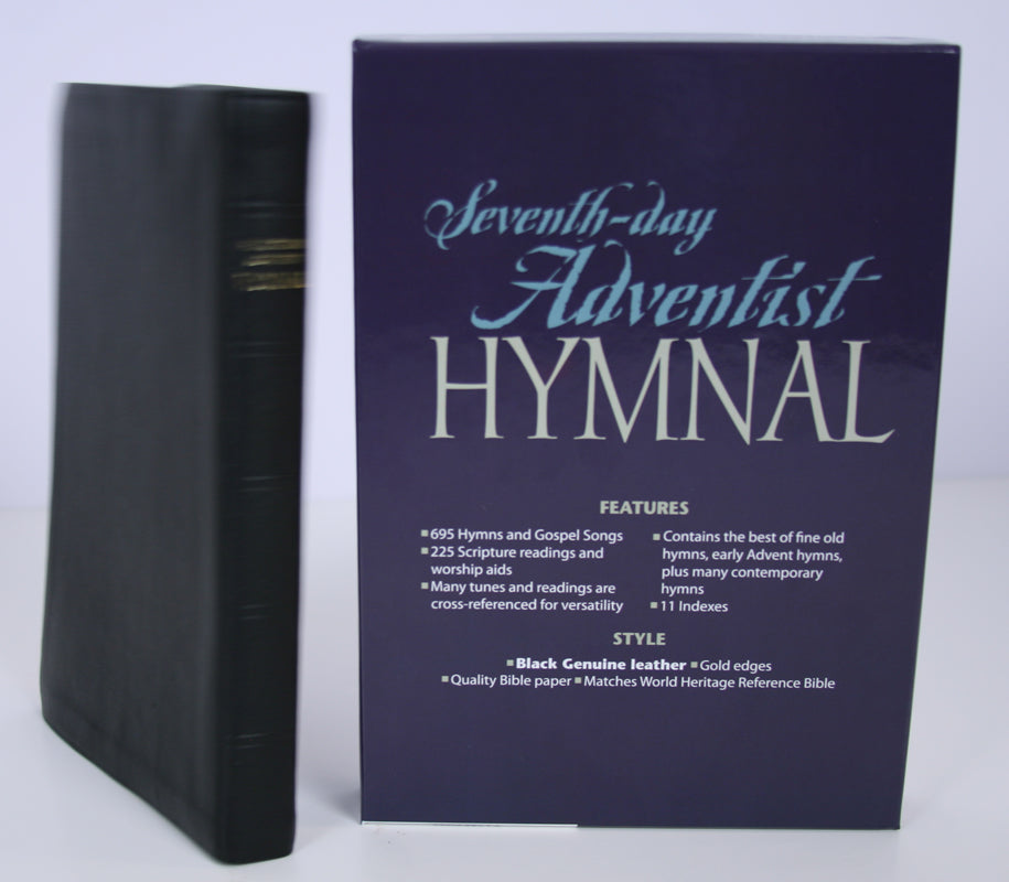 Adventist Hymnal (Black Genuine Leather)