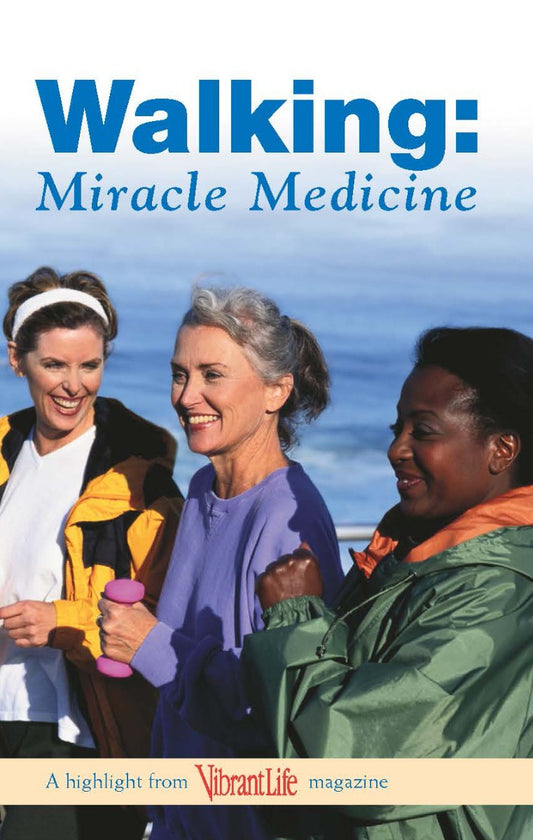Walking: Miracle Medicine  Package of 100 (Vibrant Life Tracts)