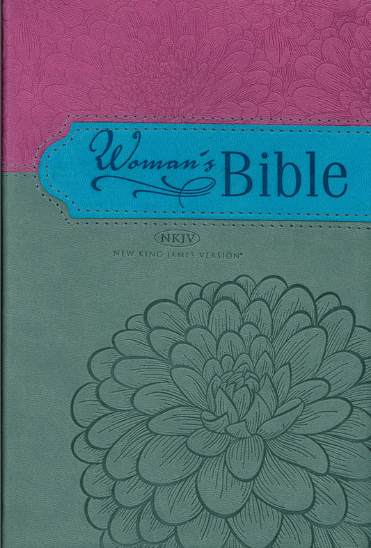 Woman's Bible (NKJV) - Pink and Grey