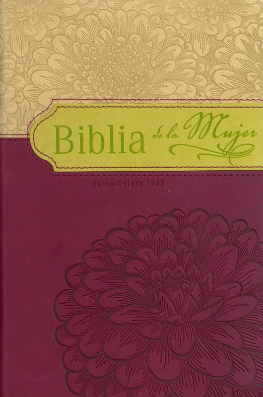 Biblia de la Mujer Reina-Valera 1995 - Bronceado y Borgoña ((Español)