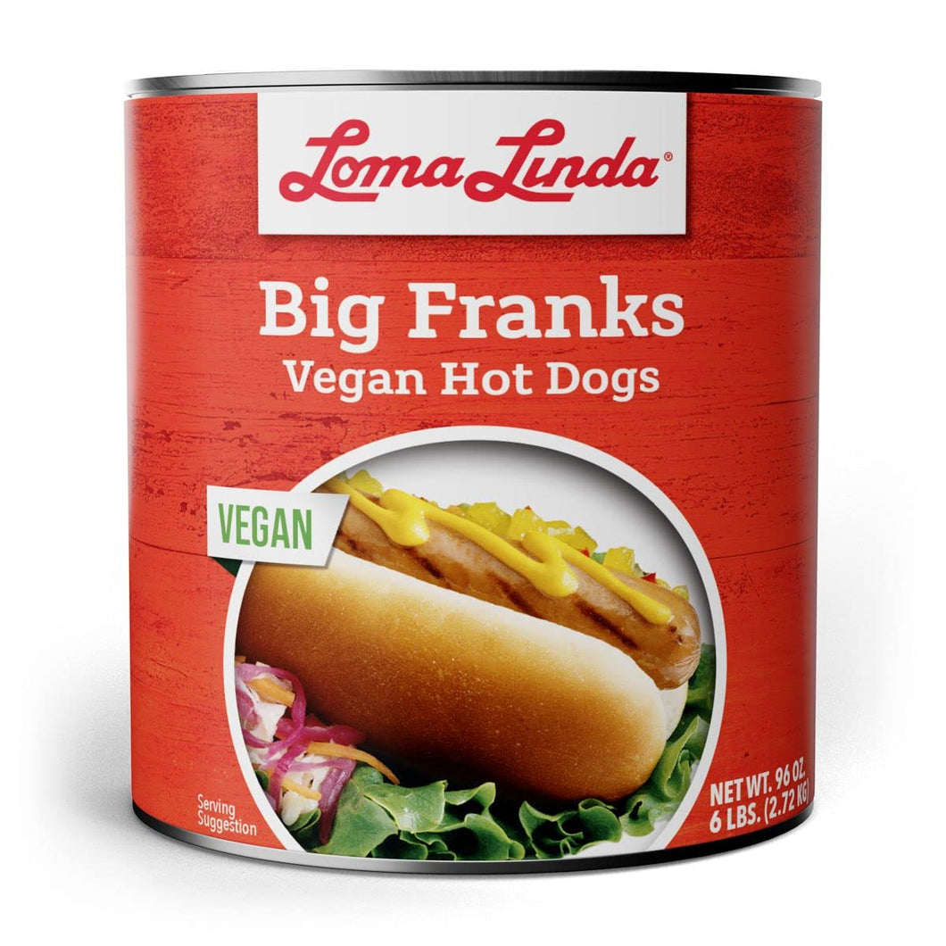 Big Franks ~ Original Vegan (30 count)   6/96 oz