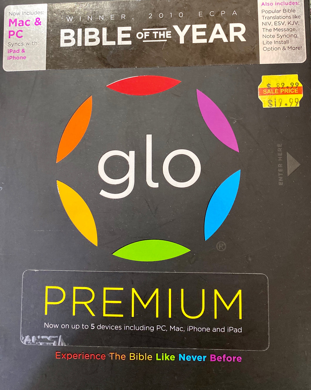 glo BIBLE OF THE YEAR (2010) - NIV - ESV - KJV - THE MESSAGE