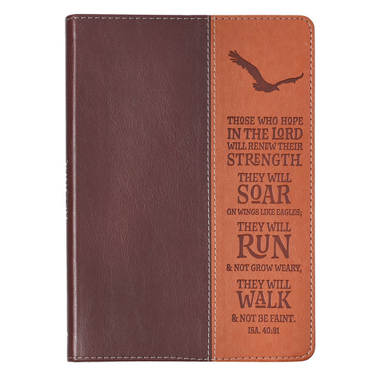 Journal Classic Brown Two­Tone Wings Like Eagles Isa. 40:31