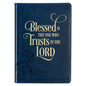 Journal Classic Navy Blessed Is The One Who Trusts Jer. 17:7