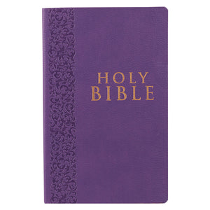 KJV Gift & Award Bible Faux Leather, Purple