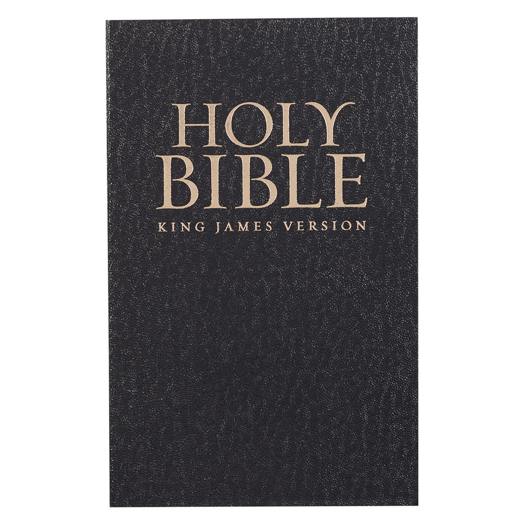 KJV Gift & Award Bible Faux Leather, Black