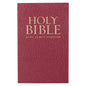 Kjv Gift & Award Bible Faux Leather, Burgundy