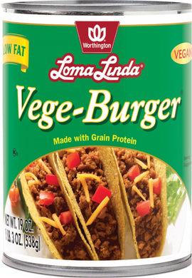 Loma Linda Vege-Burger V - SINGLE 20 oz can