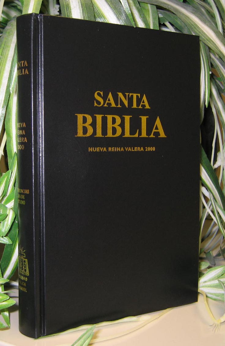 Santa Biblia - tapa dura, color negro (Nueva-Reina Valera 2000) (Espanol)