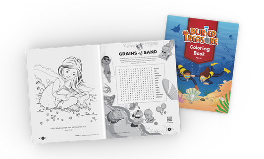 Buried Treasure Coloring Book