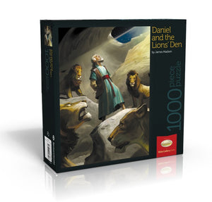 Daniel and th Lions' Den - Bible Gallery Collection Puzzle - (By Bible Gallery)