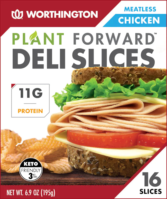 Worthington  Frozen  Chicken  Deli Slices 8/6.9oz