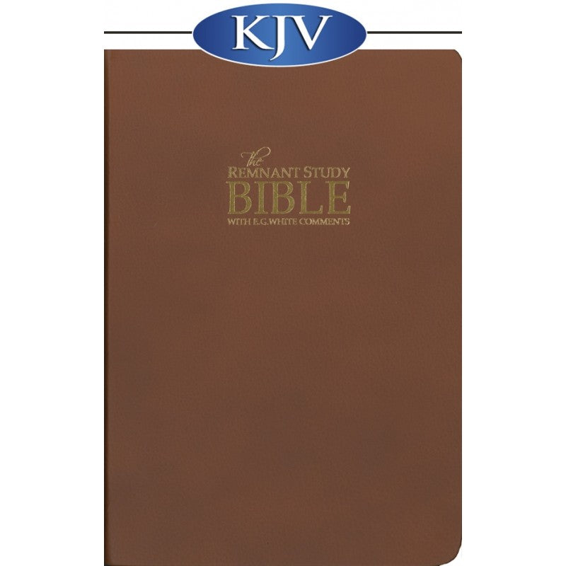 Remnant Study Bible KJV (Genuine Top-grain Leather BROWN) King James Version